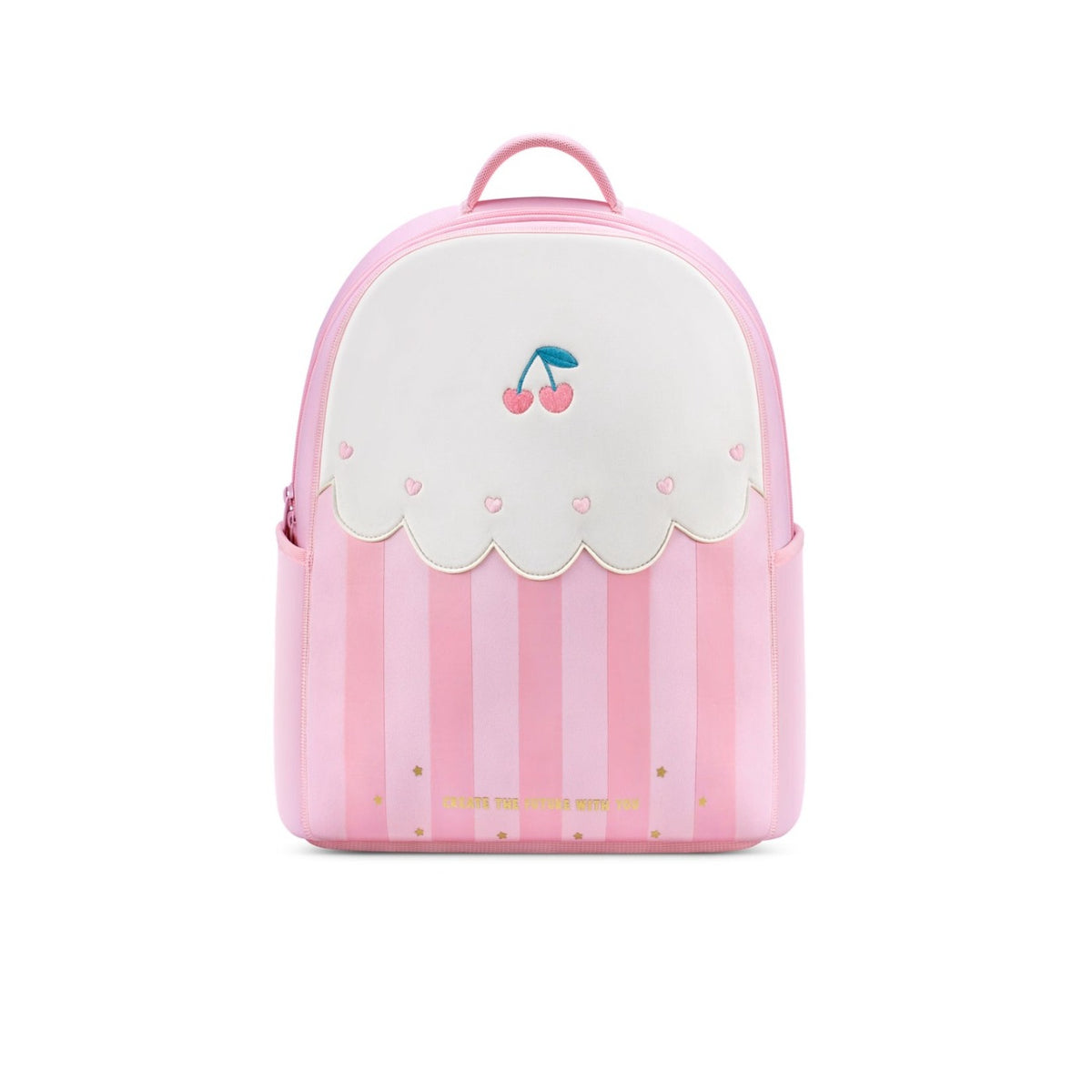 Girl's Backpack, Rainbow Gradient Schoolbag Starry Sky Unicorn